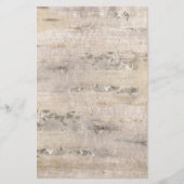 木の樺の木吠え声の白のフェルトの紙 便箋 (正面)