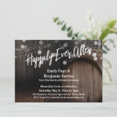 木の樽と灯素朴りを楽しんで 招待状 (スタンド正面)