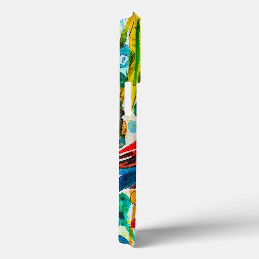 木の水彩画のローゼルの鳥 Case-Mate iPhoneケース (裏面 / 右)