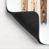 木の洗濯ばさみのマウスパッド マウスパッド (コーナー)