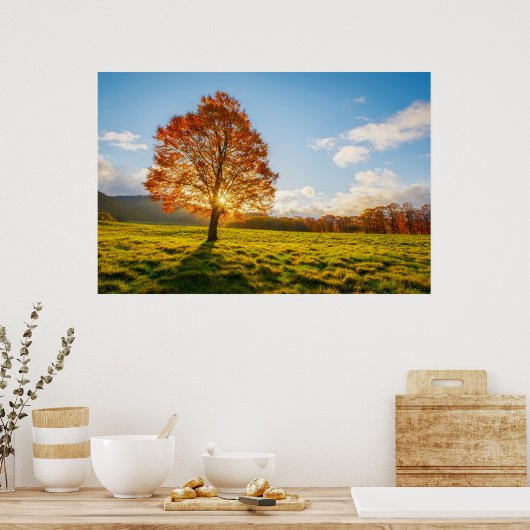 木の火 ポスター (キッチン)