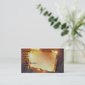 木の熱い紙 名刺 (スタンド正面)