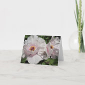 木の牡丹 ノートカード (正面)