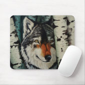 『木の狼』 マウスパッド (マウス)