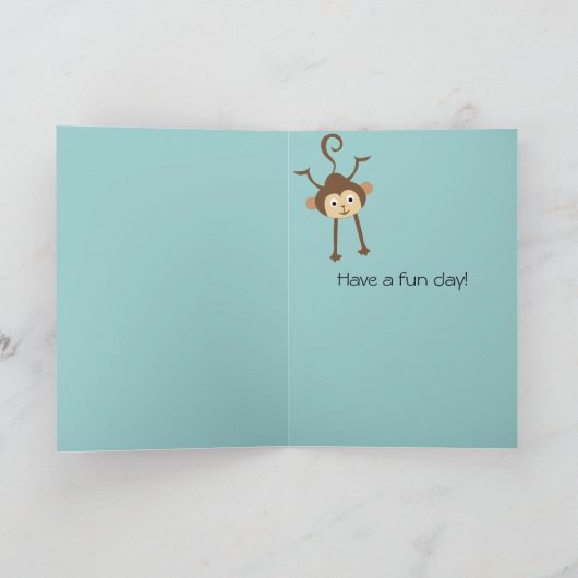 木の猿 カード (内部)