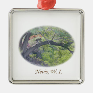 木の猿 メタルオーナメント