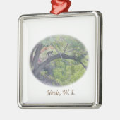 木の猿 メタルオーナメント (左)