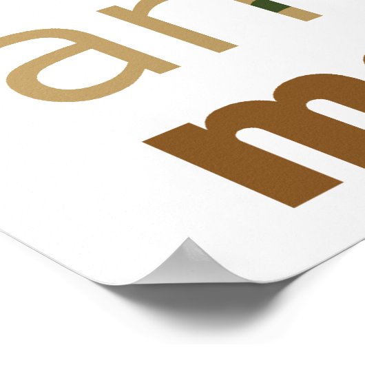 木の生き茂り ポスター (角)