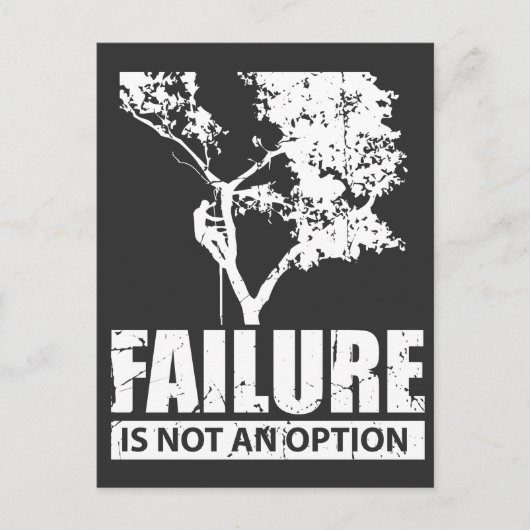 木の登山失敗はオプションの木の愛 ポストカード (正面)