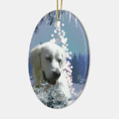 木の白の実験室 セラミックオーナメント (左)