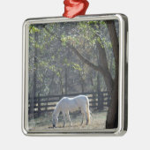木の白馬 メタルオーナメント (左)