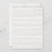 木の秋の収穫祭 パンプキン 教会 ピクニック 招待状 (裏面)