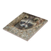 木の空洞の中に閉じ込められたラコン タイル (側面)