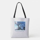 木の精がトートバッグを眠るにつれて トートバッグ (裏面)