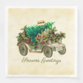 木の紙のナプキンを家に持ち帰る (正面)