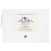 木の素晴らしい白鷺: (裏面横)