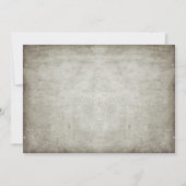 木の素朴なブライダルシャワー招待状 招待状 (裏面)