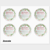 木の素朴クリスマスキャニング |自家製ジャム ラウンドシール (シート)