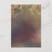 木の素朴枝とメイスン結婚の詳細 エンクロージャーカード (裏面)