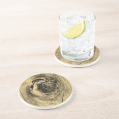 木の結び目 コースター (側面)