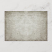 木の結婚願い清々しいカード エンクロージャーカード (裏面)