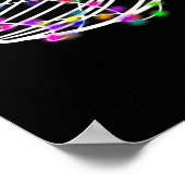 木の編み物 |ラブリーデザイン ポスター (角)