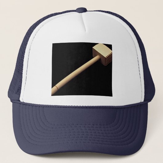 木の肉柔らかくなる木槌 キャップ (正面)