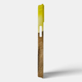 木の背景上のバニラポッドそして花 Case-Mate iPhoneケース (裏面 / 右)