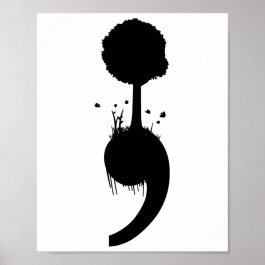 木の自殺予防 ポスター (正面)