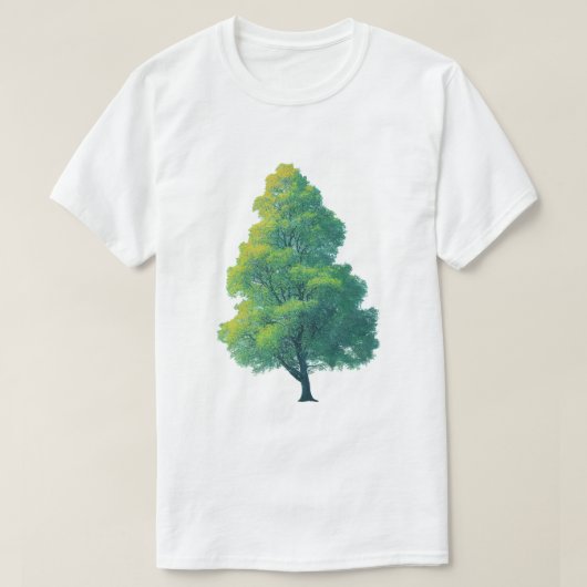 木の自然 Tシャツ (デザイン正面)
