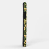 木の花のダマスク織パターン背景 Case-Mate iPhoneケース (裏面/右)