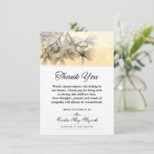 木の花サンキュー悔やみや弔慰葬式 サンキューカード (スタンド正面)