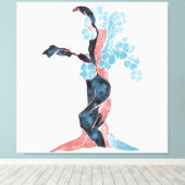 木の花 キャンバスプリント (インサイチュ (ウッドフロア))