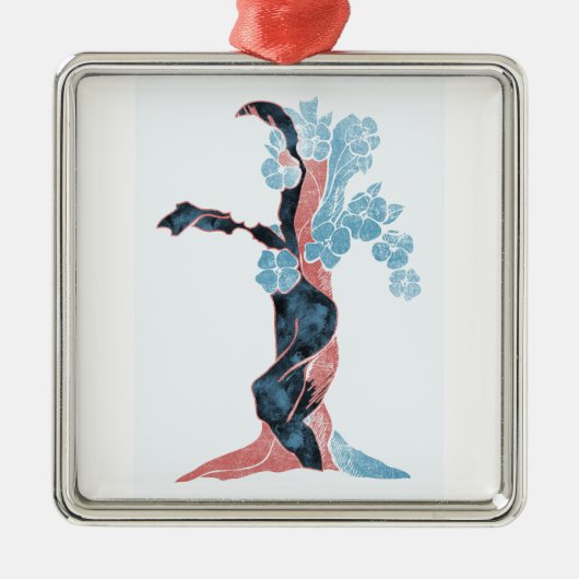 木の花 メタルオーナメント (正面)