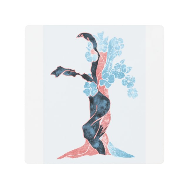 木の花 メタルプリント (正面)