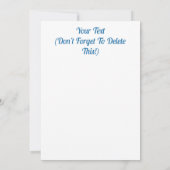 木の花 招待状 (裏面)