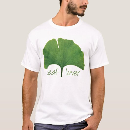 木の花、葉の恋人 – イチョウ Tシャツ (正面)