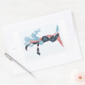 木の花 長方形シール (封筒)