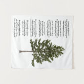 木の芸術と詩のように強い タペストリー (正面(横))