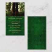 木の芸術 名刺 (正面/裏面)