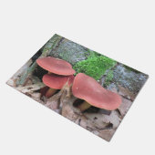 木の茂ったキノコ ドアマット (アングル)