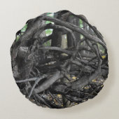 木の落ちた愛 ラウンドクッション (裏面)