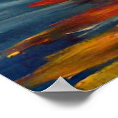 木の葉に溶ける雪 ポスター (角)