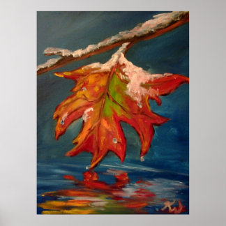 木の葉に溶ける雪 ポスター