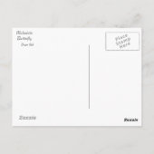 木の葉のマラカイト ポストカード (裏面)