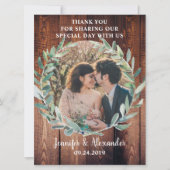 木の葉上のボタニカル写真結婚の (正面)