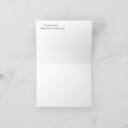 木の葉…..... カード (内部)