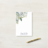 木の葉「注目すべきもの」 ポストイット (デスク上)