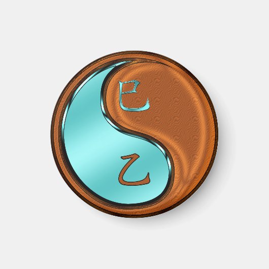 木の蛇 マグネット (正面)