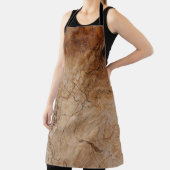 木の表面（茶色と黒） エプロン (インサイチュ)